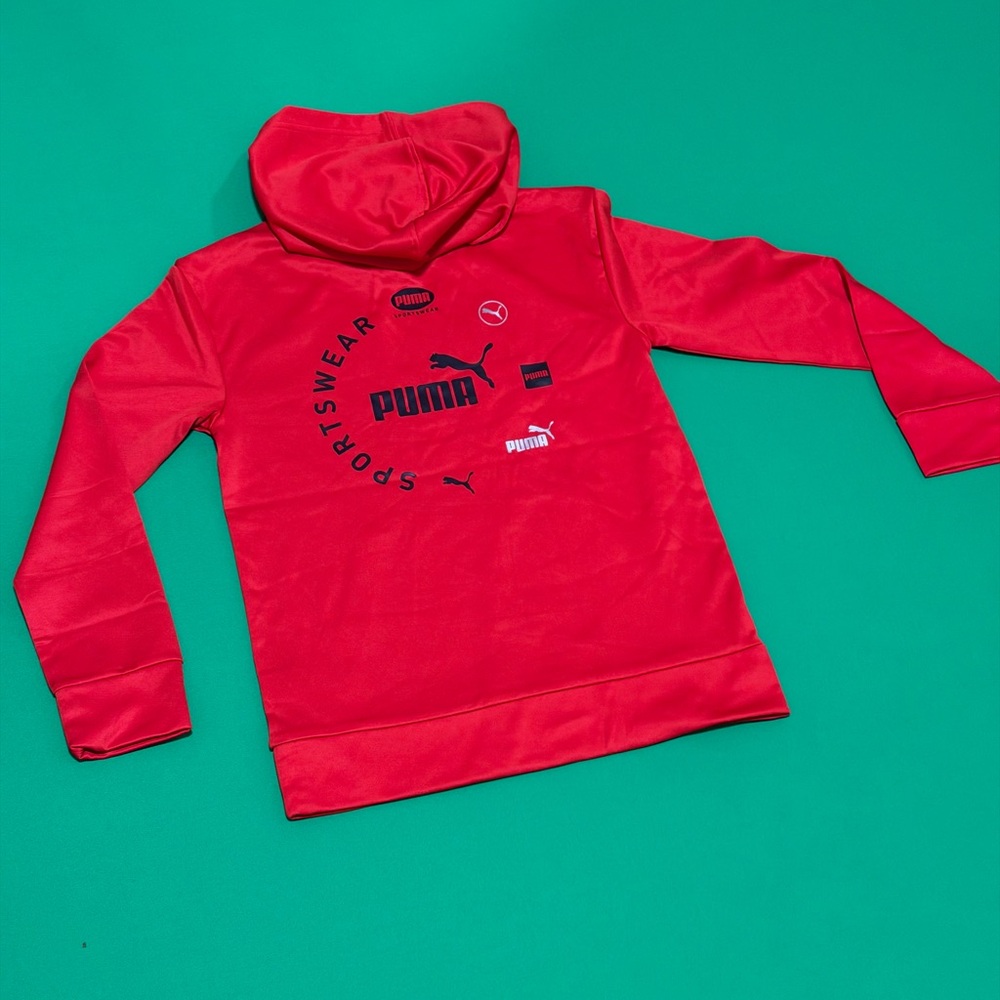 Puma Kids Bright Red Hoodie size 8/10 (M)